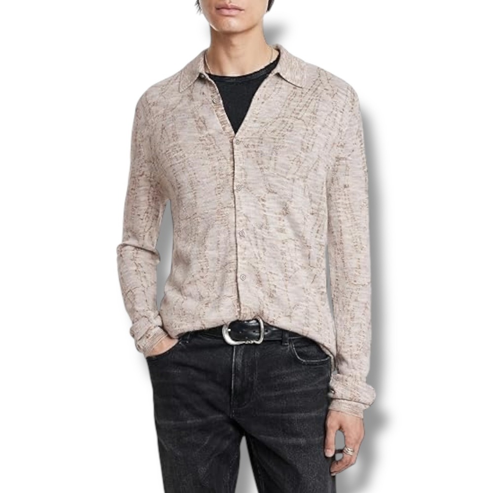 NWT John Varvatos Caravaggio Shirt Mens Large L Long Sleeve Button Down - $498 - Picture 13 of 14